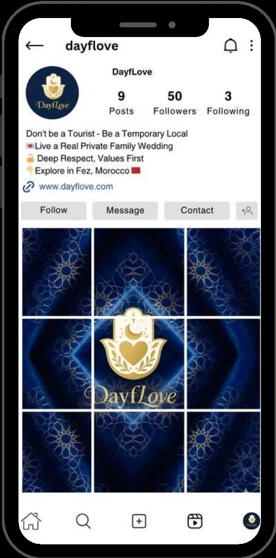 حساب إنستغرام dayflove. يناير 2026 · 50 متابعًا