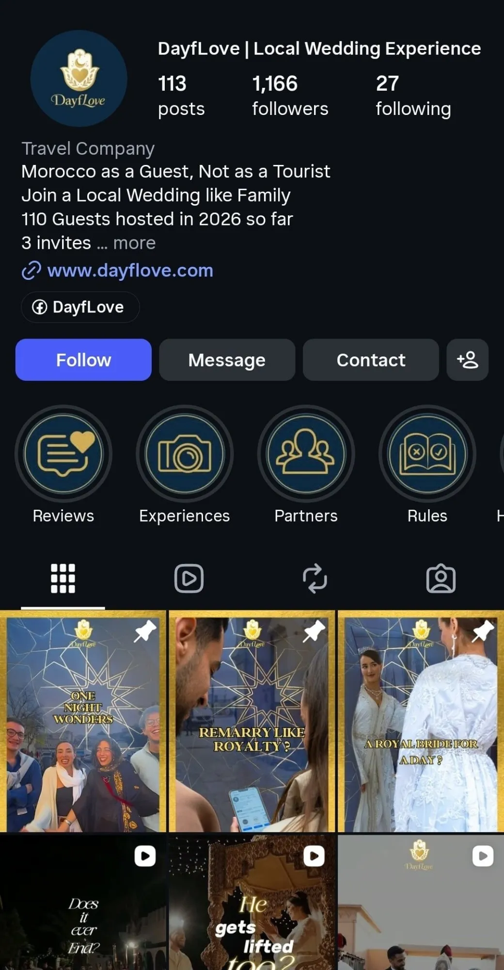 Profil Instagram, dayflove. +627 abonnés sans publicité. 25 oct. 2026 · 1 166 abonnés